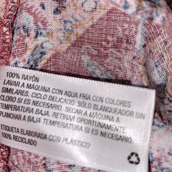 Pink rose mauve floral maxi dress size xsmall new with tags - Picture 9 of 9